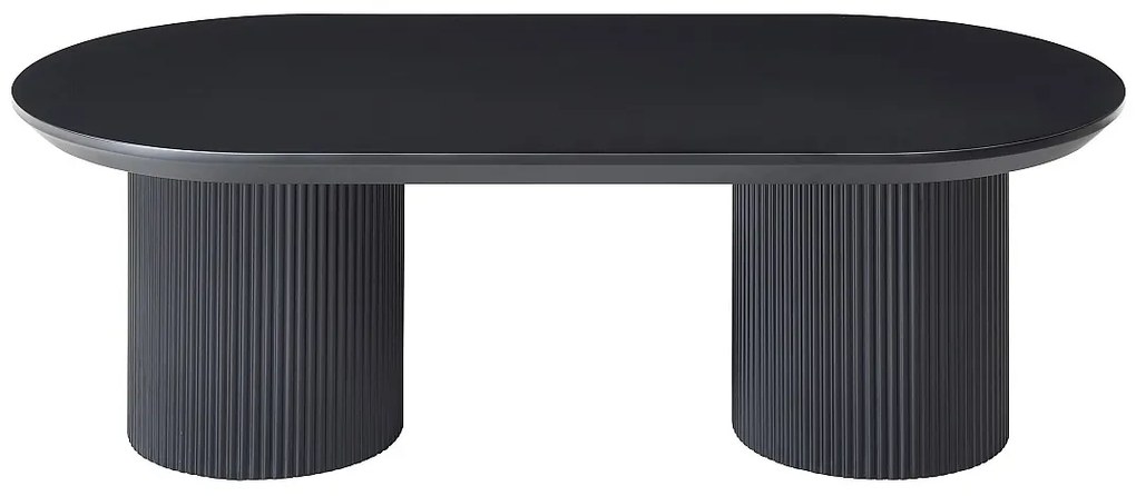 Stolik kawowy z MDF - Czarny - LORIMILA