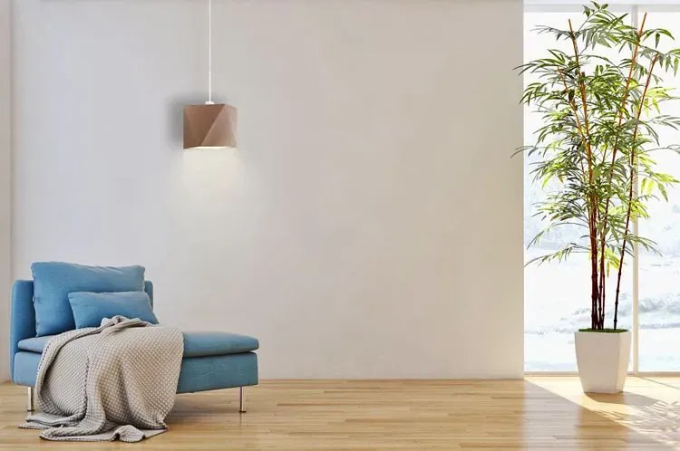 Lampa wisząca regulowana na czarnym stelażu - E7-P38