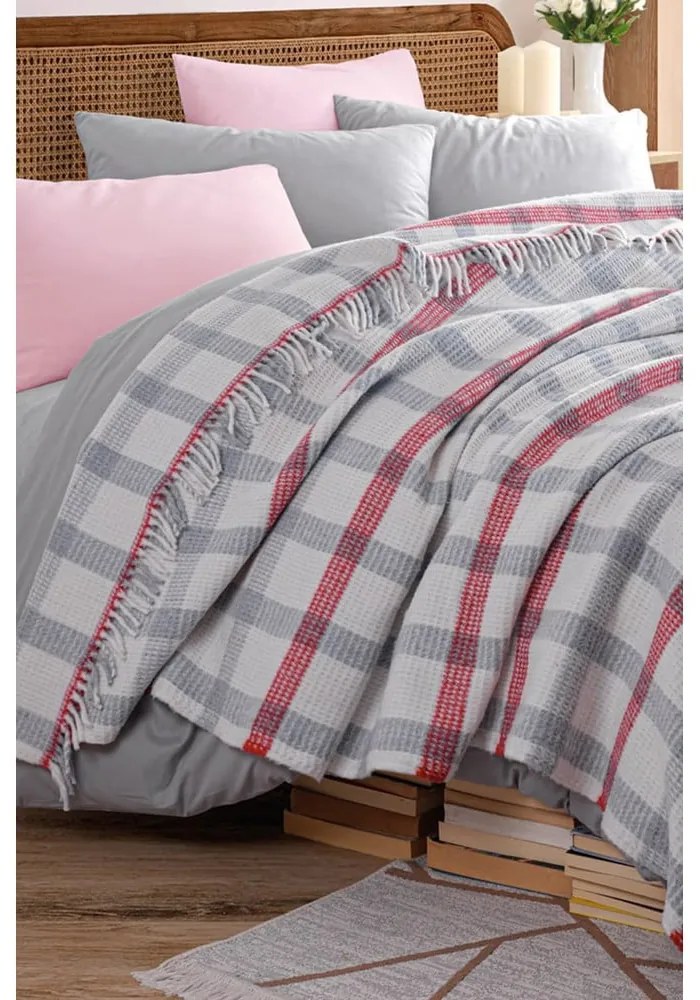 Szara narzuta 180x220 cm Warm Soft – Mijolnir