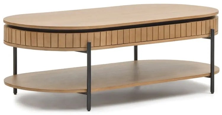 Stolik z drewna mango 130x65 cm Licia − Kave Home