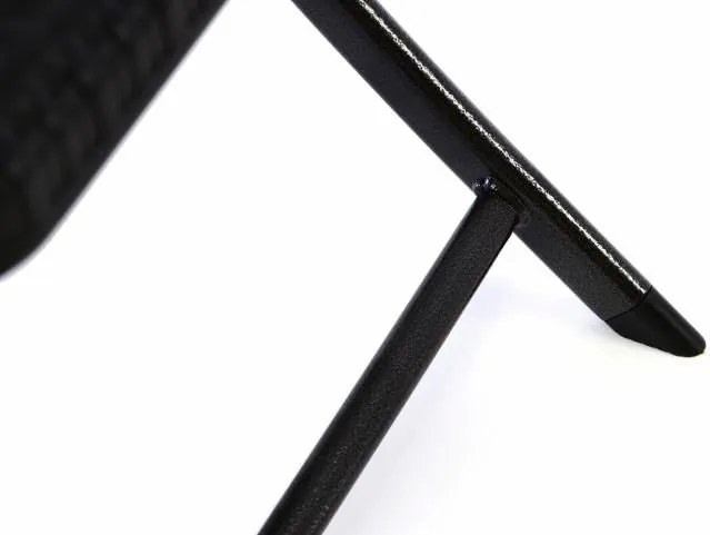 Zestaw 2 składanych krzeseł poliratanowych 80 x 40 cm