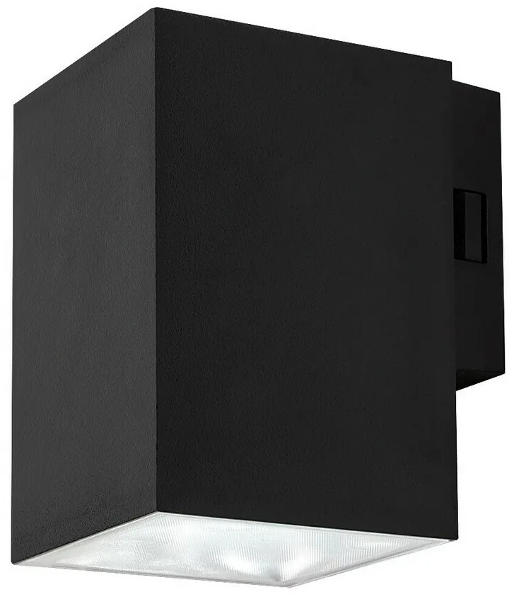Rabalux 77156 zewnętrzna lampa ścienna LED Urfa, 9W, IP65, czarna, 11,5 cm