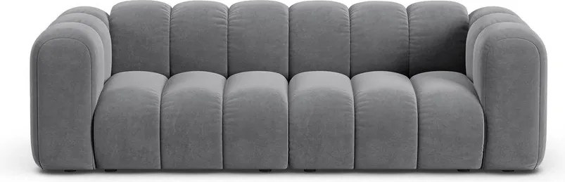 Jasnoszara sofa 228 cm Lupine – Micadoni Home