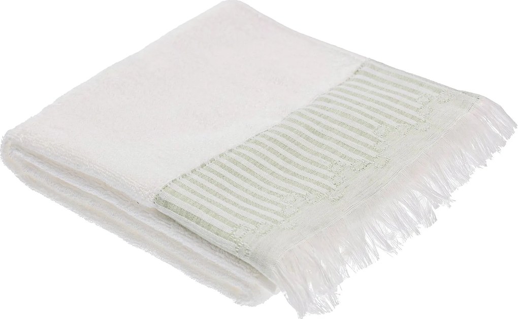 Zestaw ręczników Trevor 3szt. white green