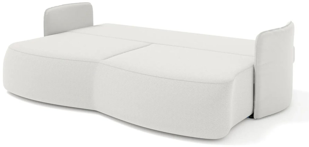 Elegancka jasnoszara kanapa z funkcją spania - Mesa 4X