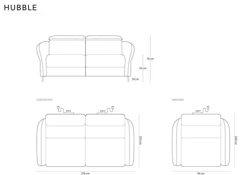 Zielony fotel Hubble – Windsor &amp; Co Sofas
