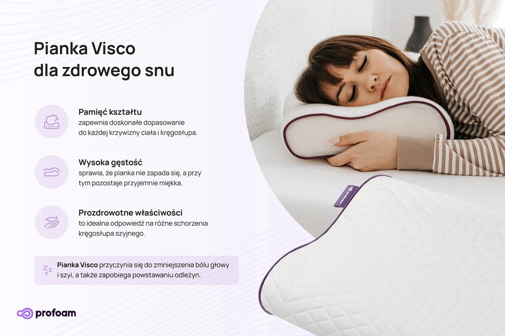 Poduszka profilowana Visco