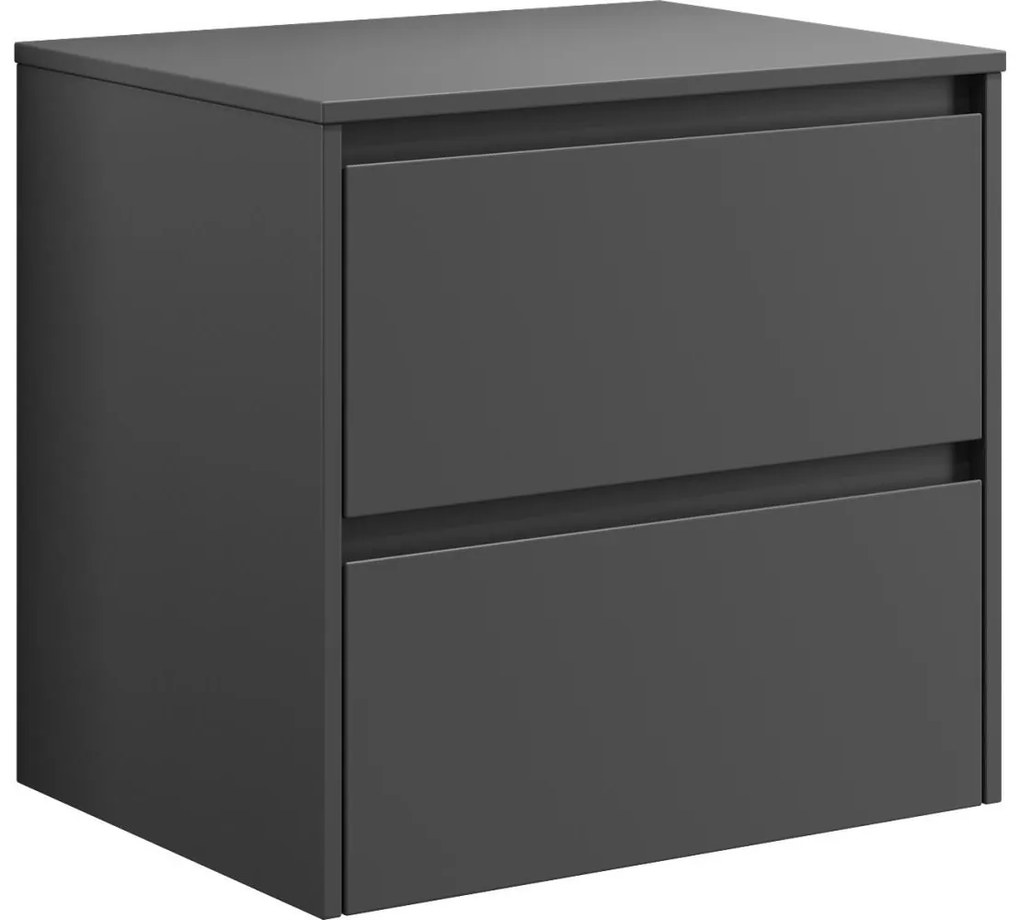 Szafka łazienkowa TRONDHEIM pod umywalkę 60 cm antracyt