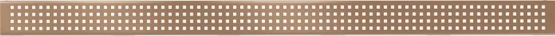 Mexen Flat M08 maskownica do odpływu liniowego 90 cm, miedź szczotkowana - 1C25090