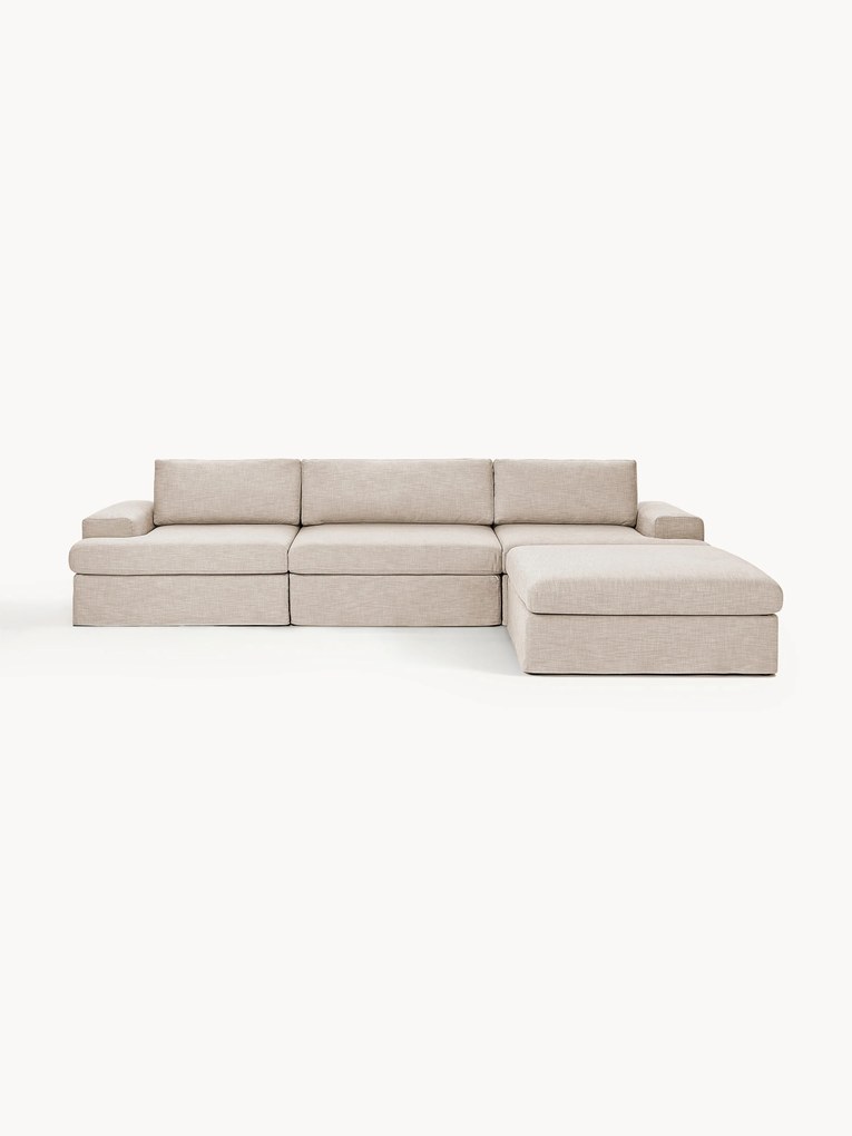 Sofa modułowa z pufem Russell (4-osobowa)