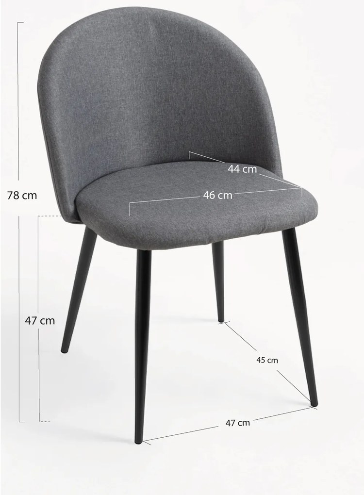 Krzeso Black Vint Tkanina