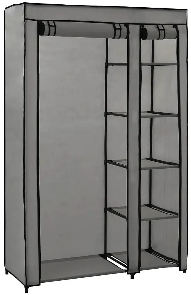 Grafitowa Szafa Tekstylna Na Ubrania T4-L36