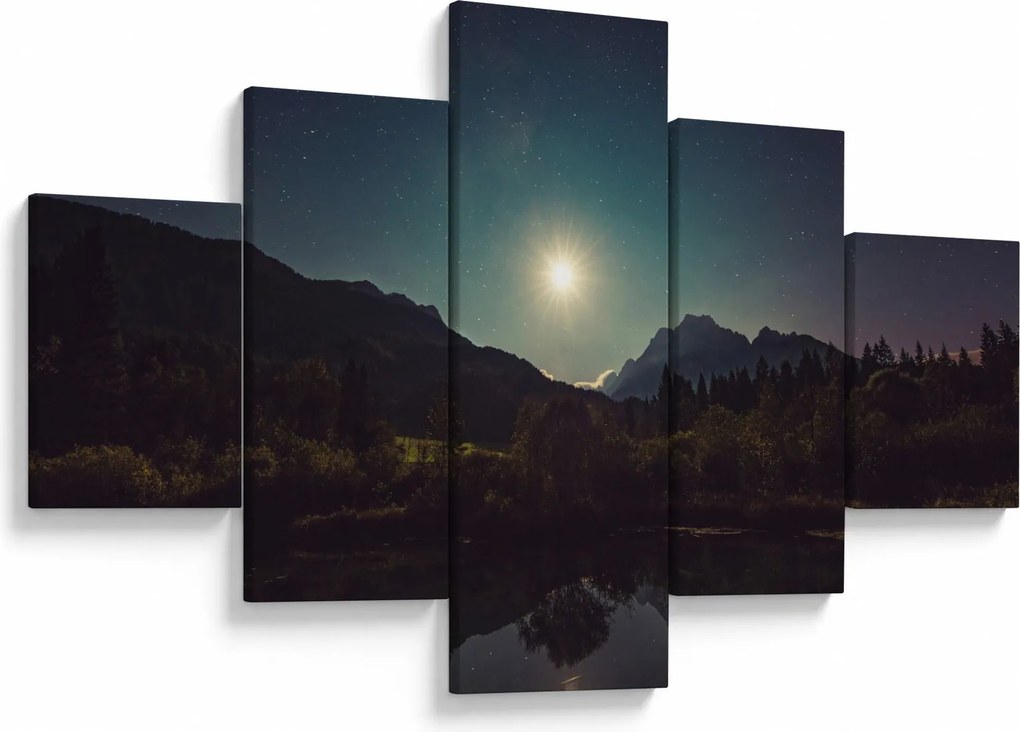 Obraz - nocne niebo (125x70 cm)