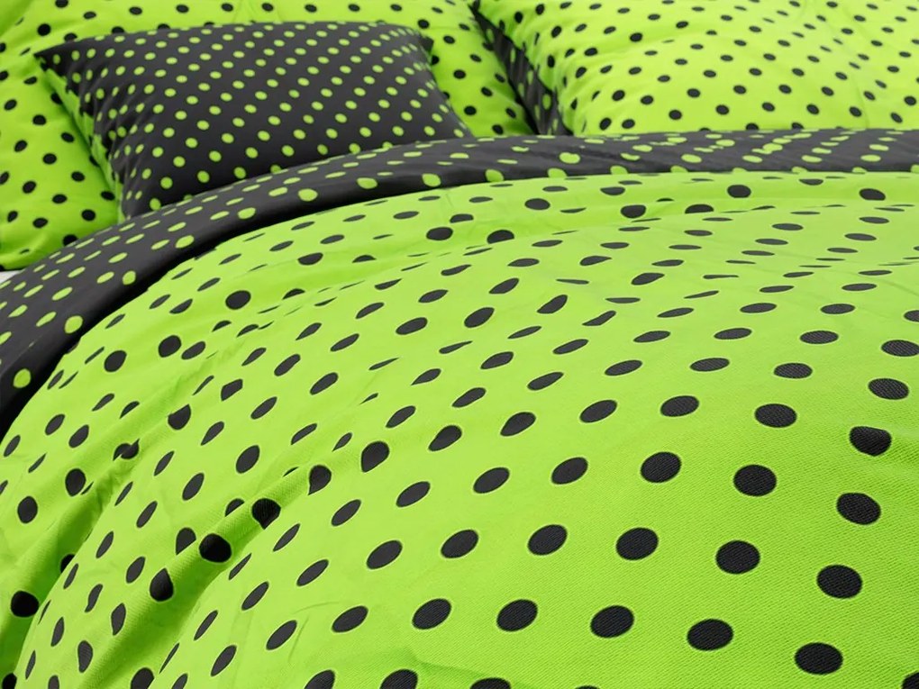 PrzytulneMieszkanie.pl PrzytulneMieszkanie.pl Bawełniana pościel COLAM GREEN zielona Rozmiar pościeli: 70 x 90 cm | 140 x 200 cm