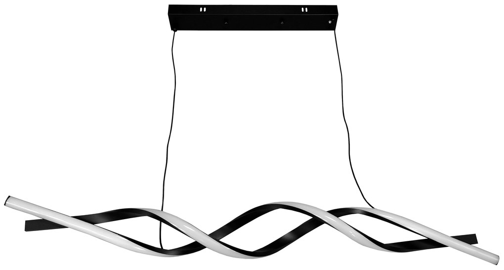 Lampa nowoczesna LED wisząca sufitowa AT58-1DSL-Black