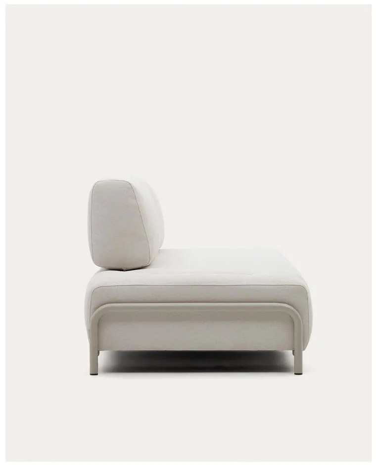 Beżowa sofa modułowa z tkaniny szenilowej 232 cm Compo – Kave Home