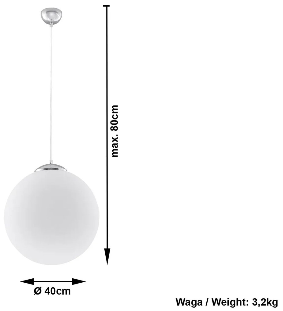 Okrągła lampa wisząca E824 R3-D29