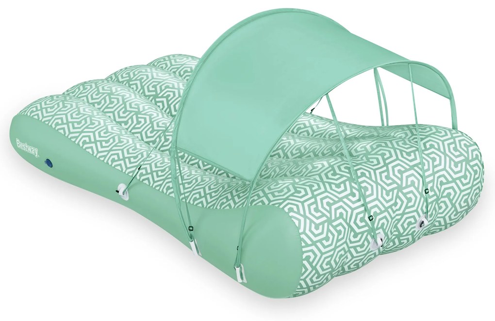 Materac dmuchany jednoosobowy z daszkiem Comfy Chill™ 178 x 102 cm BESTWAY