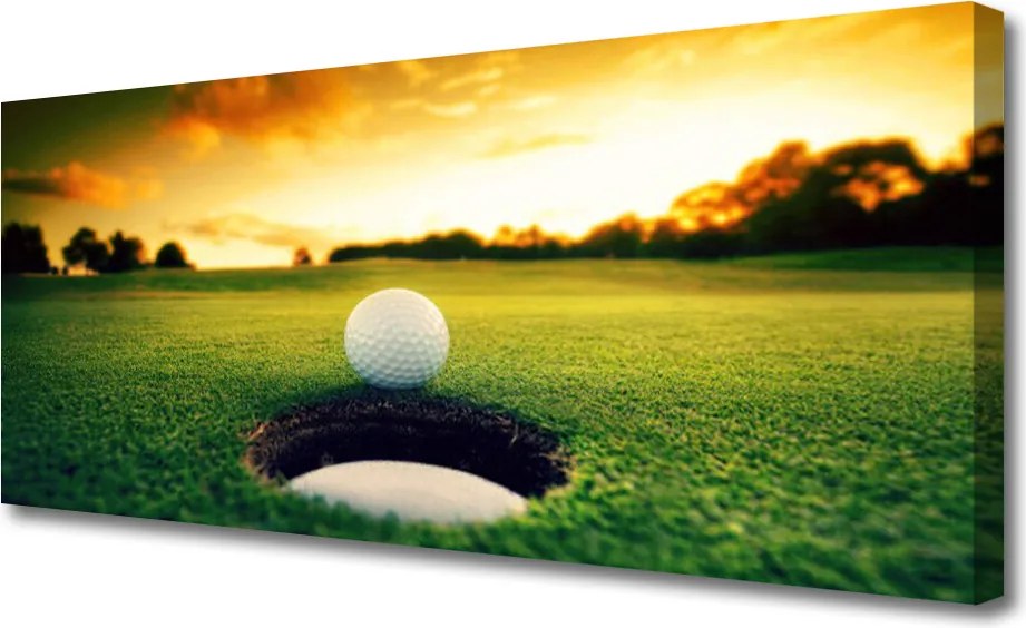 Obraz na płótnie Perfekcyjne Pole Golfowe