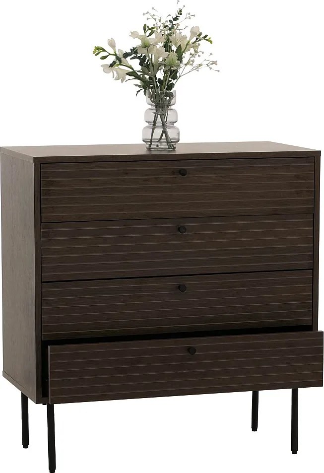 Komoda MCW-N78,  ciemny brąz