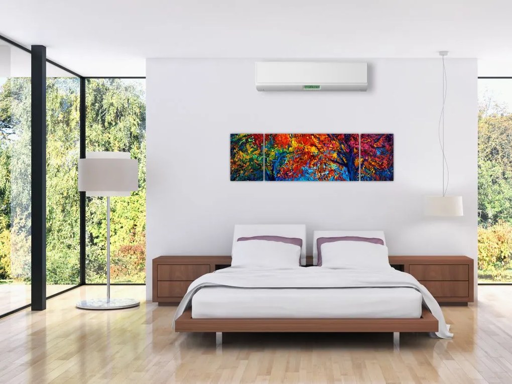 Obraz malowania natury (170x50 cm)