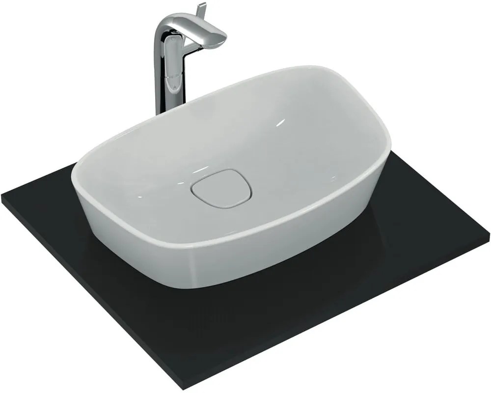 Bateria umywalkowa w kolorze srebra z połyskiem Melange – Ideal Standard