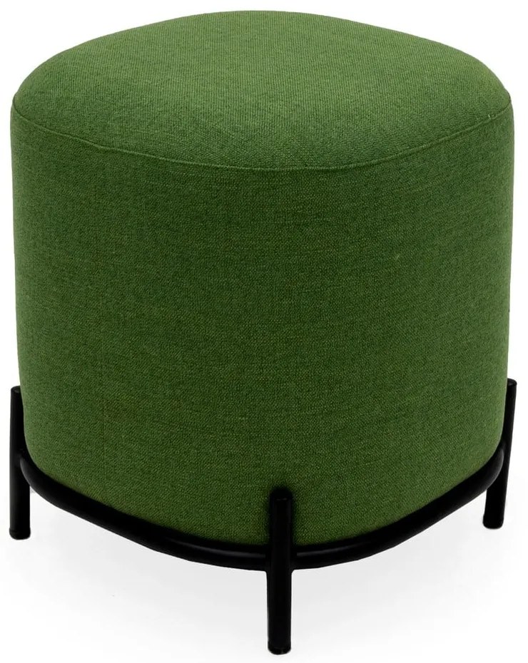 Zielony puf Tenzo Harry, ø 42 cm