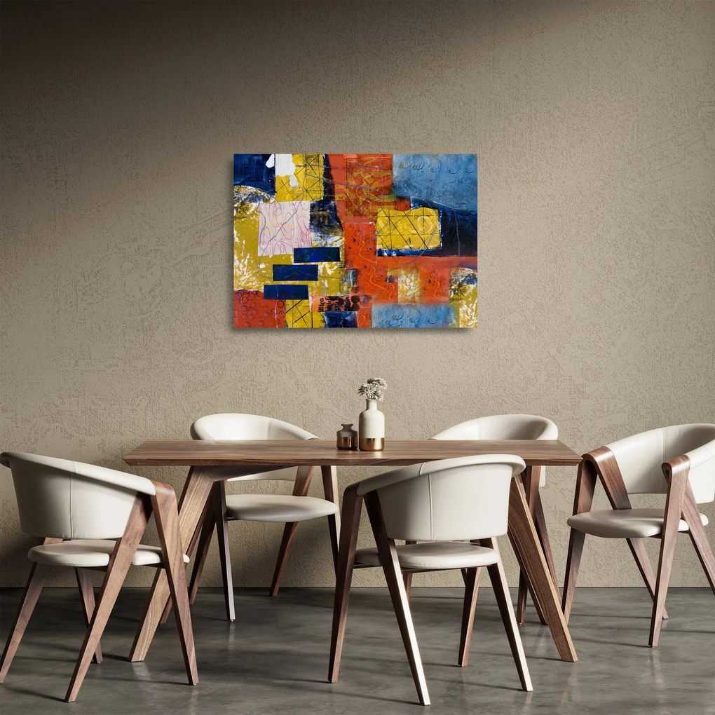 Obraz na szkle - Abstrakcja (70x50 cm)
