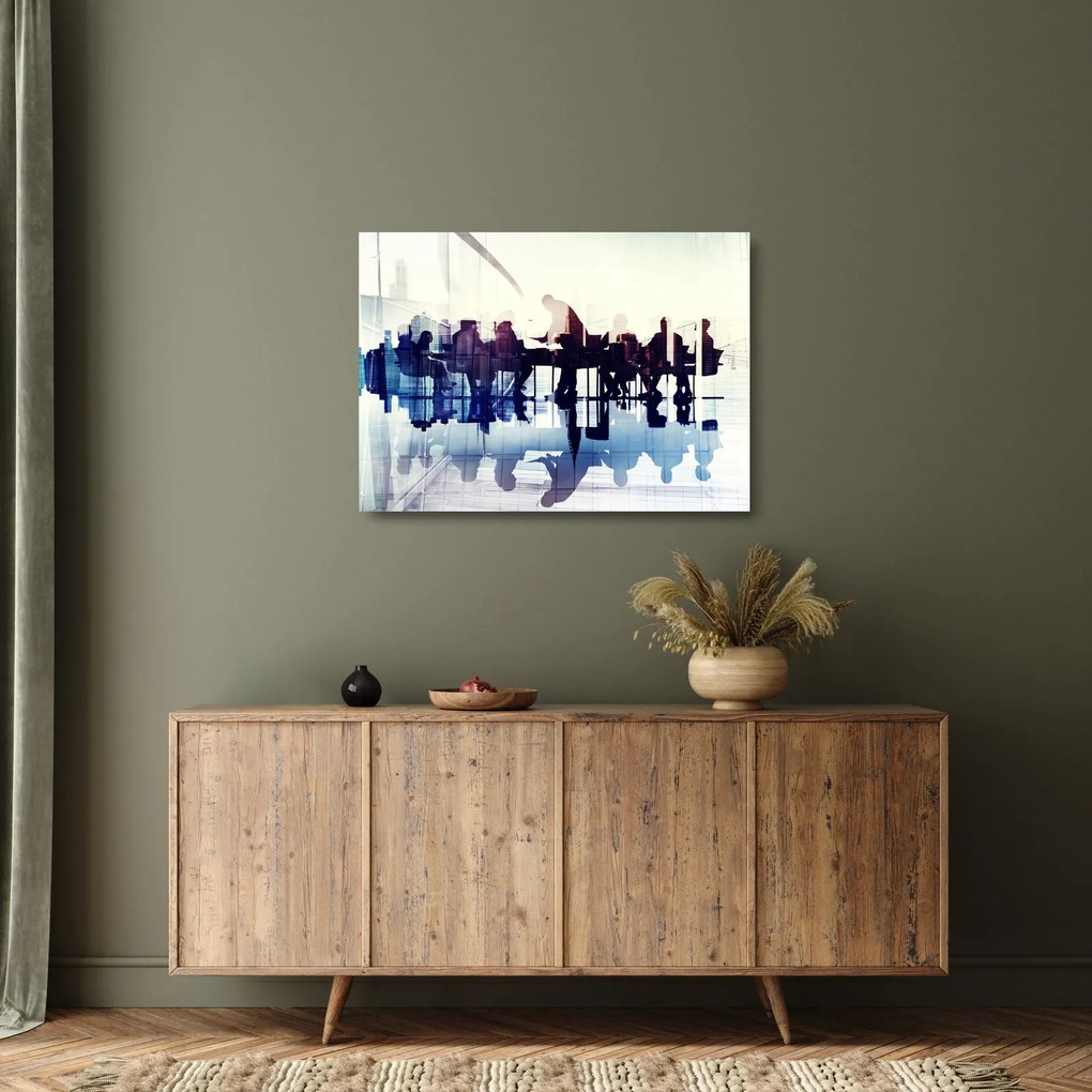 Obraz na szkle muzyków (70x50 cm)