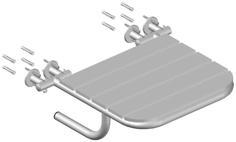 Siedzisko prysznicowe czarne