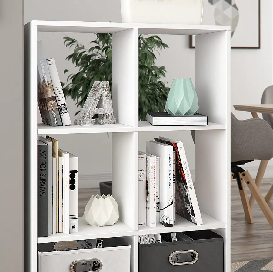 Room Divider biały 72x29x107.8 karree