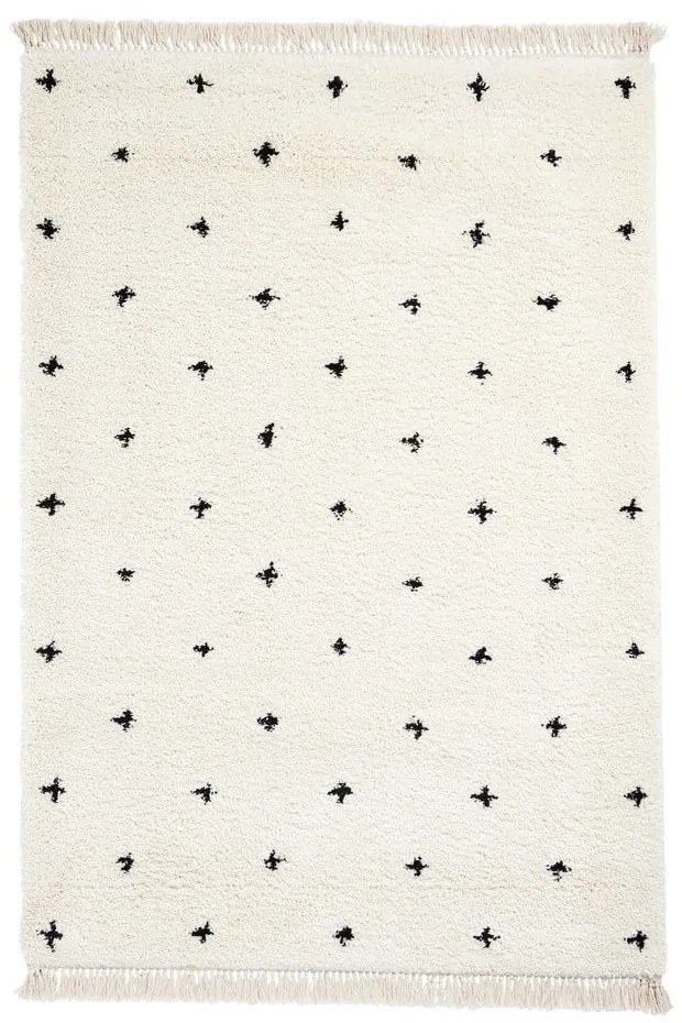 Biało-czarny dywan Think Rugs Boho Dots, 120x170 cm