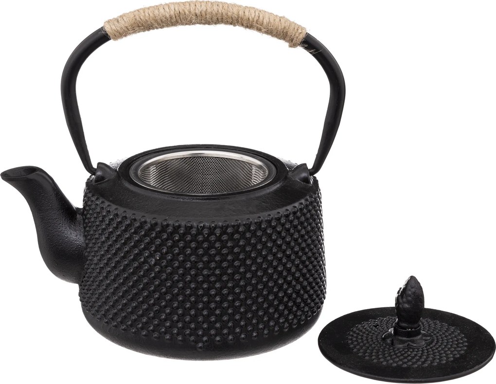 Dzbanek na herbatę FLORA, żeliwny, 1L