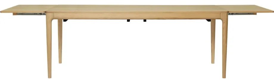 Rozkładany stół z litego drewna dębowego 90x200 cm Heart'n'Soul – UMAGE