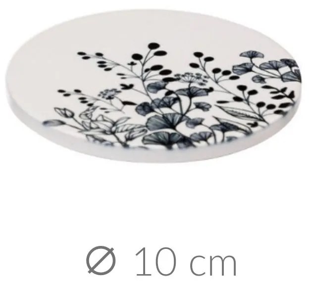 Podkładki pod kubek FLORAL, Ø 10 cm