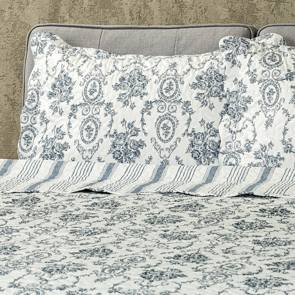 4Home Narzuta na łóżko Blue Patrones