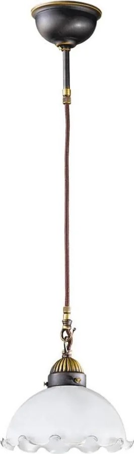 Kolarz 731.30.73 - Lampa wisząca na lince NONNA 1xE27/75W/230V biała