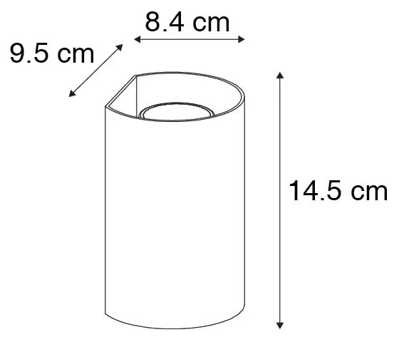 Inteligentna lampa ścienna biała okrągła w tym 2 WiFi GU10 - Sabbir