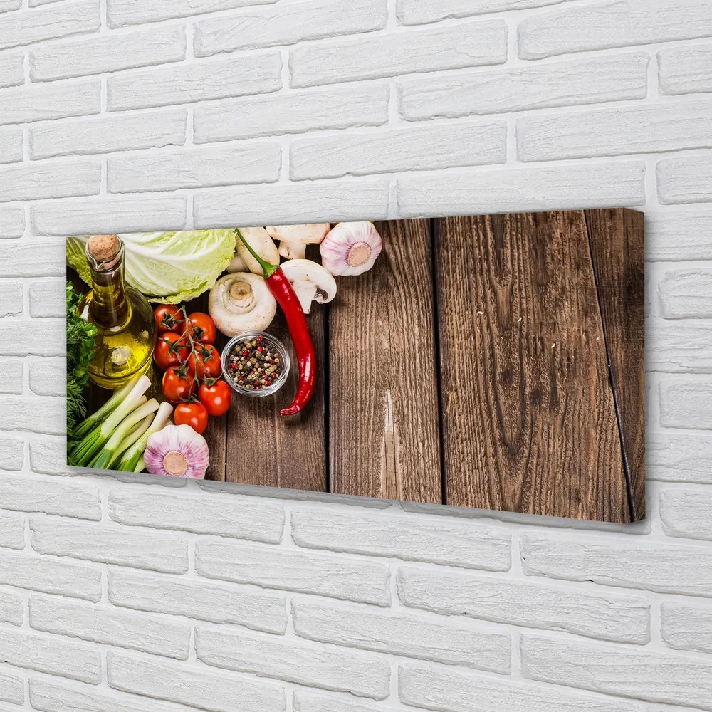 Obraz drukowany na płótnie Klasyczne Składniki Kuchni