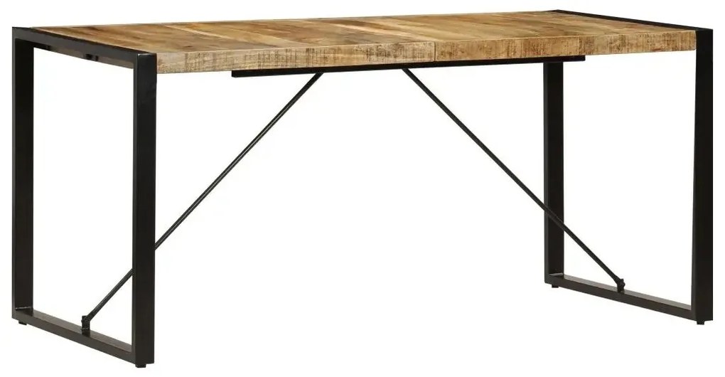 Industrialny stół z drewna 80x160 – Fulo 3X