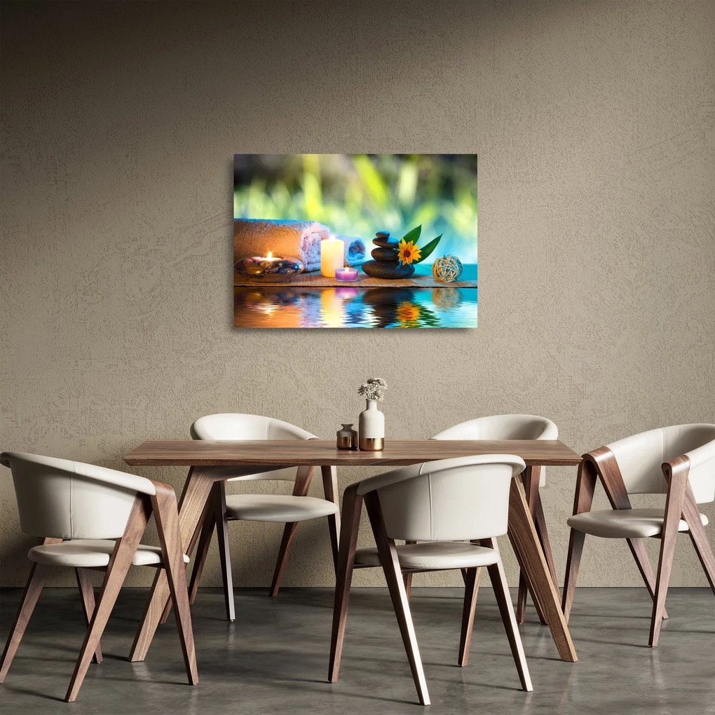 Obraz na szkle - Relaks (70x50 cm)