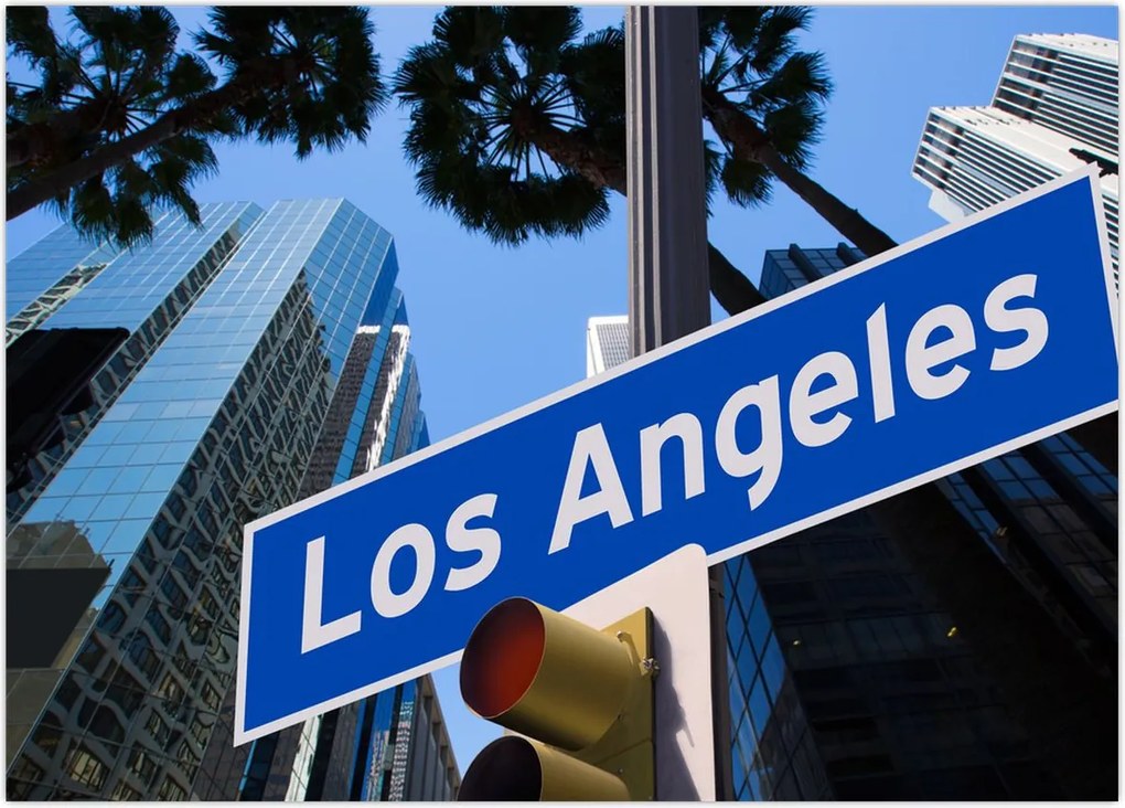 Obraz na szkle - Los Angeles (70x50 cm)