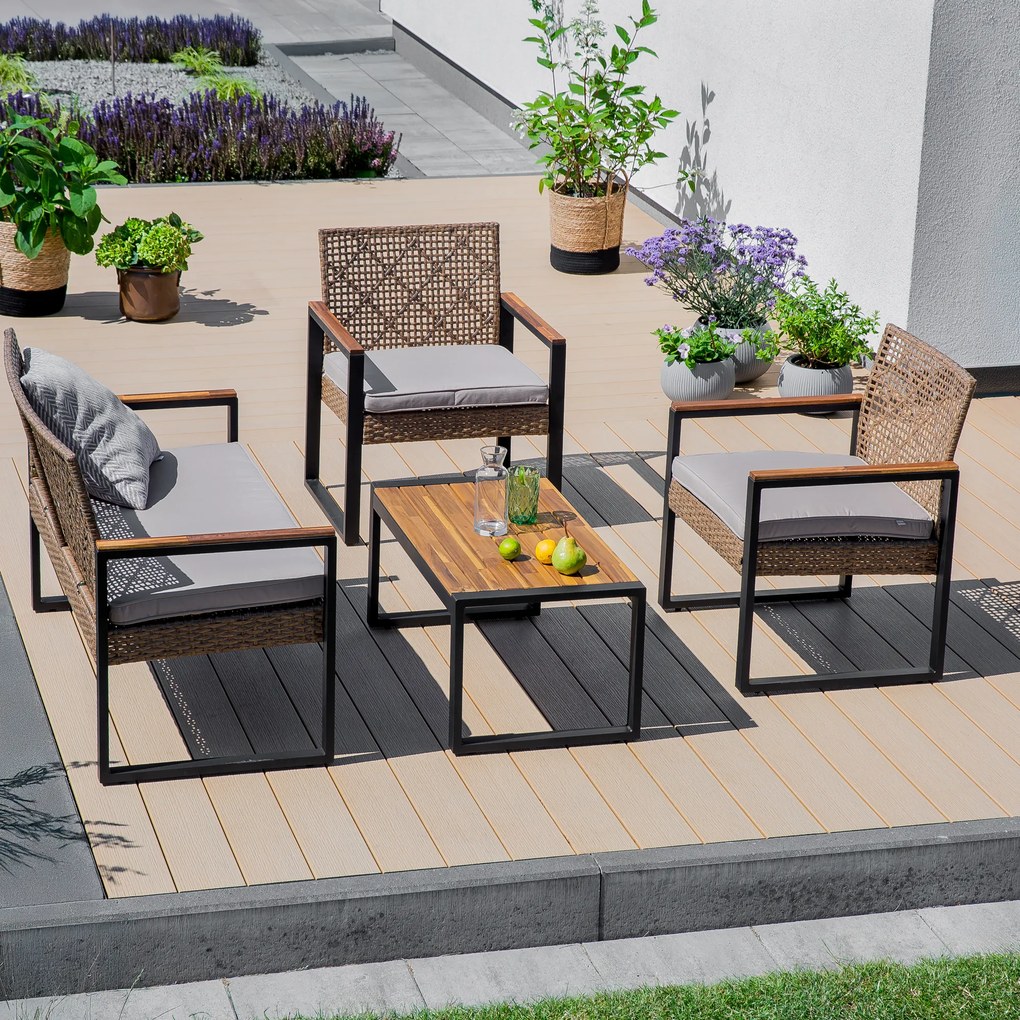 Zestaw mebli ogrodowych Alice cappuccino PATIO