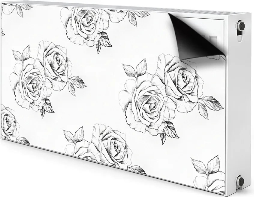 Mata dekoracyjna grzejnikowa Róże