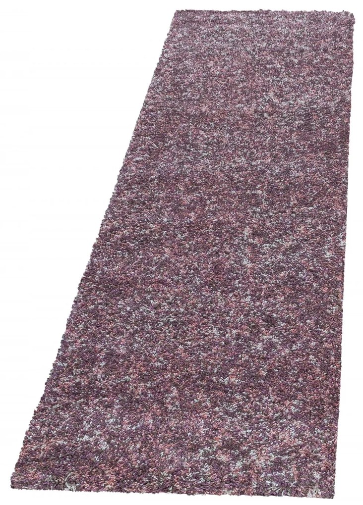 Dywan shaggy Enjoy różowy multikolor 80 cm x 250 cm