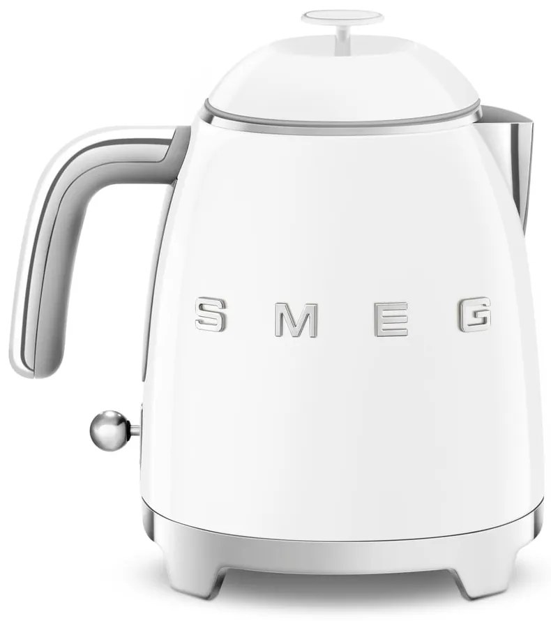 Biały czajnik elektryczny ze stali nierdzewnej 800 ml Retro Style – SMEG
