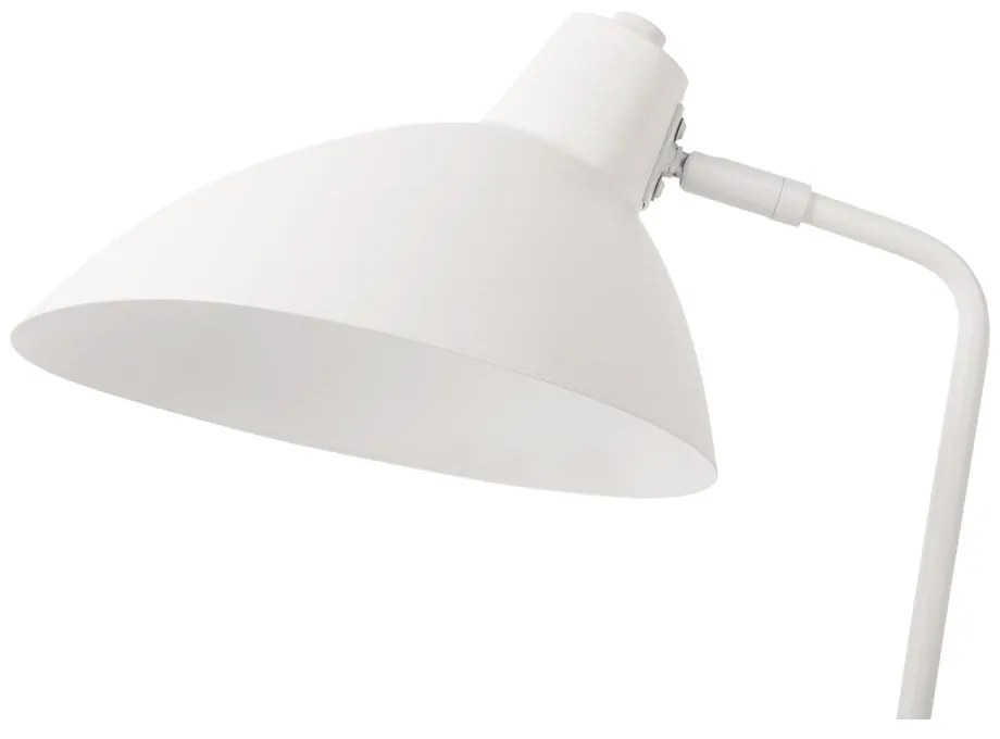 Biała lampa stołowa z metalowym kloszem (wysokość 49 cm) Casque – Leitmotiv