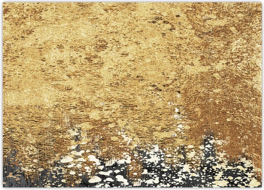 Obraz na szkle - Złota struktura N⁰3 (70x50 cm)