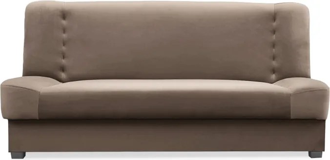 Sofa z Funkcją Spania PIANO Rozkładana Wersalka Dwuosobowa Beżowa Nowoczesna do Salonu