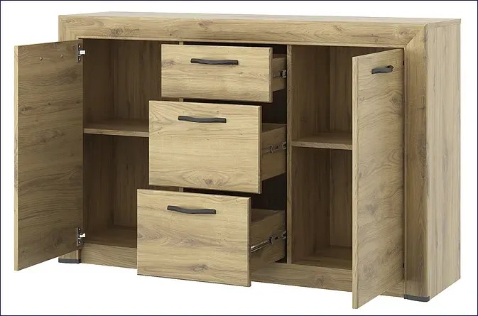 Komoda z szafkami i szufladami D1-E29